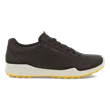 Men's ECCO® Golf Biom Hybrid Leather Shoe - Brown - Outside
