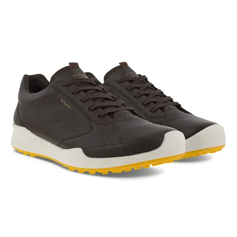 ECCO® Golf Biom Hybrid Heren leren golfschoen - Bruin - Pair