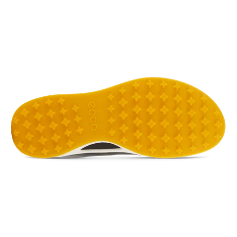 Męskie skórzane buty do golfa ECCO® Golf Biom Hybrid - Brązowy - Sole