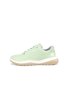 Ladies ECCO® Golf LT1 Leather Waterproof Shoe - Green - O