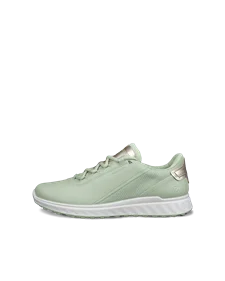 Women's ECCO® Golf S-Casual Leather Waterproof Shoe - Green - O