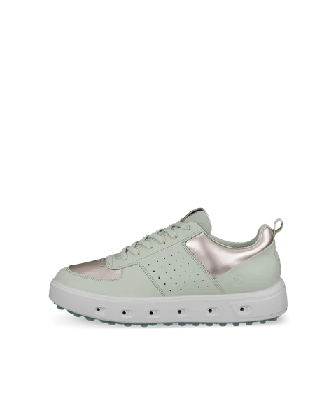 Women's ECCO® Golf Street 720 Leather Gore-Tex Golf Shoe - Green - O