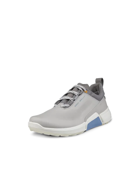 Men's ECCO® Golf Biom H4 Leather Gore-Tex Shoe - Grey - M