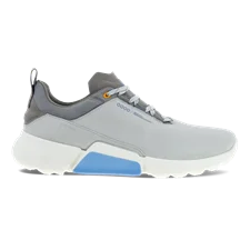 Men's ECCO® Golf Biom H4 Leather Gore-Tex Shoe - Grey - Outside