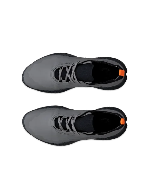 ECCO® Golf BIOM H5 chaussure de golf imperméable en cuir pour homme - Gris - Top_Left_Pair