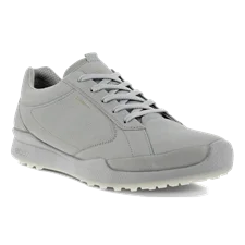 Męskie skórzane buty do golfa ECCO® Golf Biom Hybrid - Szary - Main