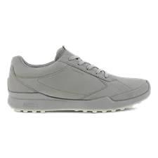 Men's ECCO® Golf Biom Hybrid Leather Shoe - Grey - Outside