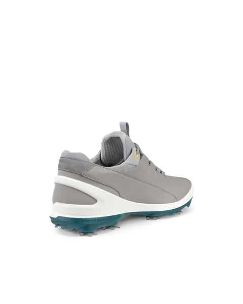 ECCO® Golf Biom Tour chaussure de golf crantée imperméable en cuir pour homme - Gris - B