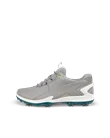 Męskie wodoodporne skórzane buty do golfa z kolcami  ECCO® Golf Biom Tour - Szary - O