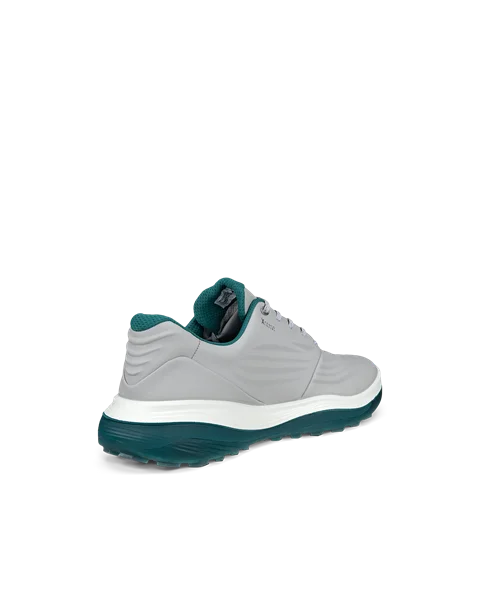 Męskie wodoodporne skórzane buty do golfa ECCO® Golf LT1 - Szary - B