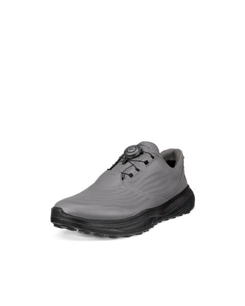Men's ECCO® Golf LT1 Leather Waterproof Shoe - Grey - M