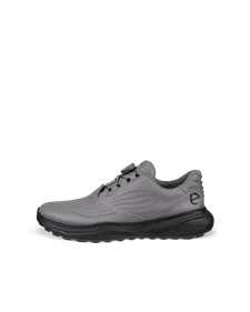 ECCO® Golf LT1 chaussure de golf imperméable en cuir pour homme - Gris - O