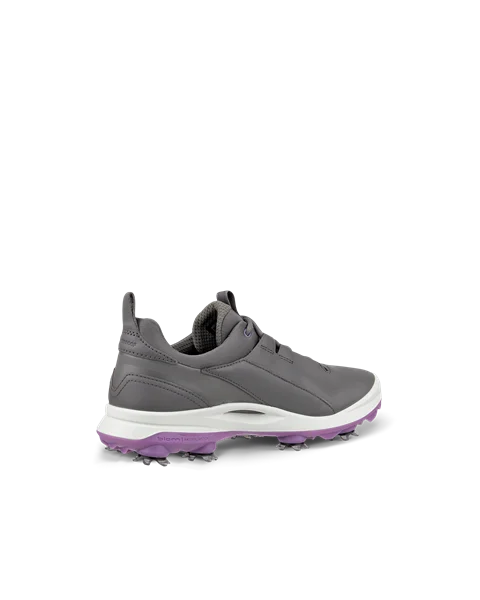 Women's ECCO® Golf Biom Tour Leather Waterproof Cleats - Grey - B