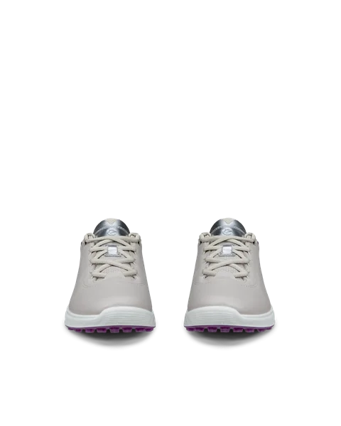 ECCO® Golf S-Casual ženske vodootporne kožne cipele za golf - siva - Front_Pair