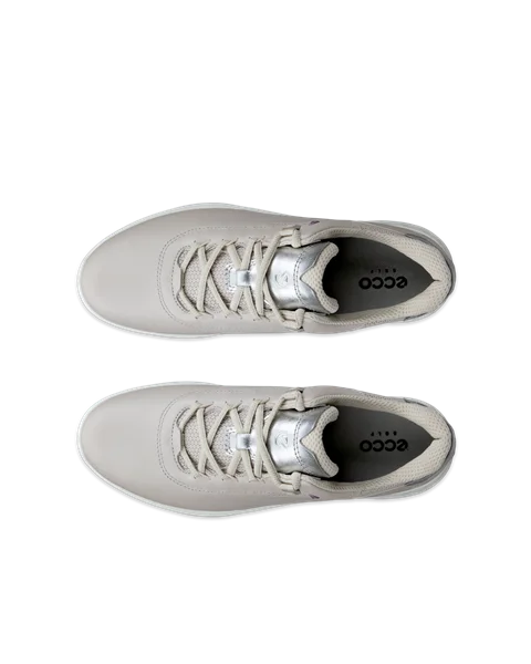 ECCO® Golf S-Casual ženske vodootporne kožne cipele za golf - siva - Top_Left_Pair