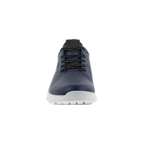 Pánská kožená Gore-Tex golfová obuv ECCO® Golf S-Three - Tmavě modrá - Front