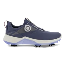 ECCO® Golf Biom G5 ženske kožne cipele Gore-Tex s čepovima za golf - Tamnoplava - Outside