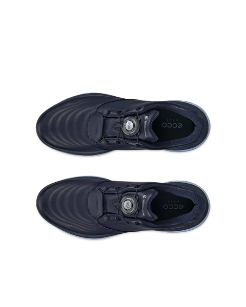 ECCO® Golf LT1 Dames waterdichte leren golfschoen - Blauw - Top_Left_Pair