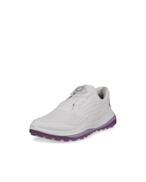 ECCO® Golf LT1 ženske vodootporne kožne cipele za golf - Pink - M