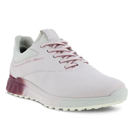 ECCO® Golf S-Three Damen Golfschuh aus Leder mit Gore-Tex | Pink