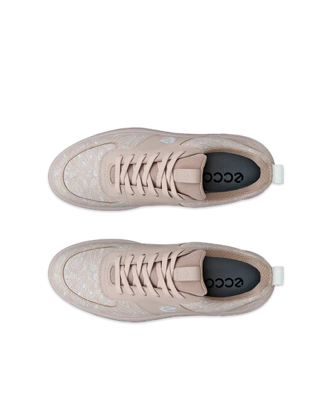 ECCO® Golf Street 720 ženske kožne cipele za golf Gore-Tex - Pink - Top_Left_Pair