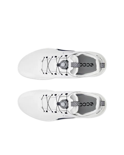 Miesten ECCO® Golf Biom C4 nahkainen Gore-Tex golfkenkä - Valkoinen - Top_Left_Pair