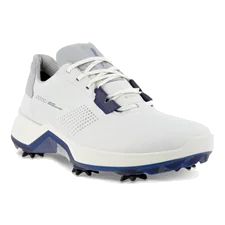 Męskie skórzane buty do golfa z kolcami z Gore-Tex ECCO® Golf Biom G5 - Biały - Main