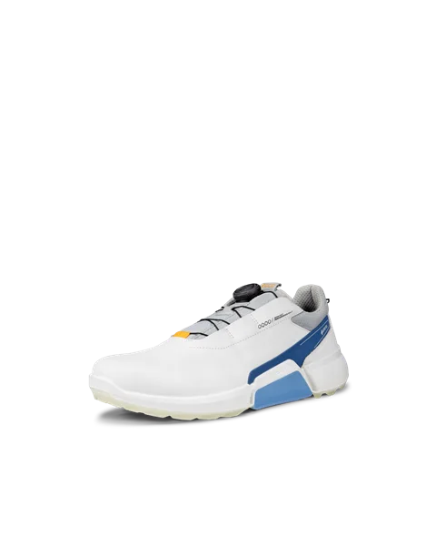 Męskie skórzane buty do golfa z Gore-Tex ECCO® Golf Biom H4 - Biały - M