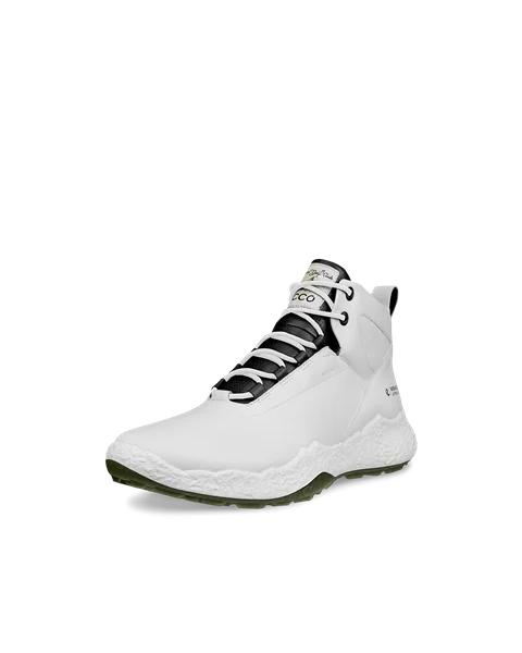 ECCO® Golf BIOM H5 chaussure de golf imperméable en cuir pour homme - Blanc - M