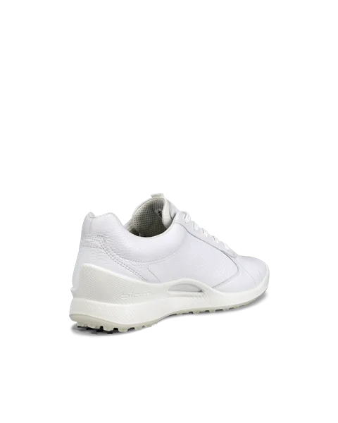 Men's ECCO® Golf Biom Hybrid Leather Shoe - White - B