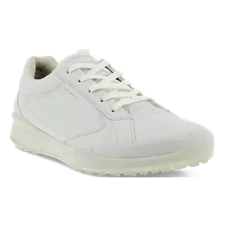 Men's ECCO® Golf Biom Hybrid Leather Shoe - White - Main