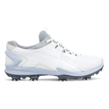 Men's ECCO® Golf Biom Tour Leather Waterproof Cleats - White - Outside