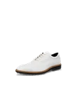 Męskie skórzane buty do golfa ECCO® Golf Classic Hybrid - Biały - M