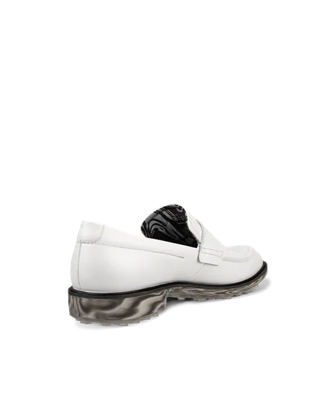 Pánská kožená golfová obuv ECCO® Golf Classic Hybrid - Bílá - B