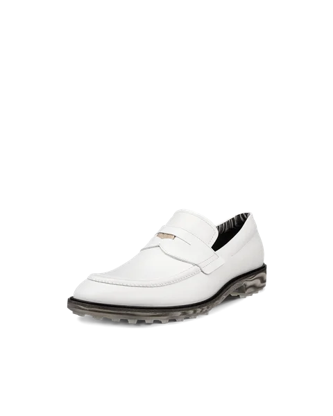 Pánská kožená golfová obuv ECCO® Golf Classic Hybrid - Bílá - M