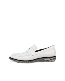 Męskie skórzane buty do golfa ECCO® Golf Classic Hybrid - Biały - O