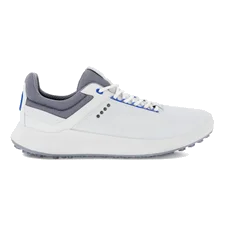 Męskie skórzane buty do golfa ECCO® Golf Core - Biały - Outside