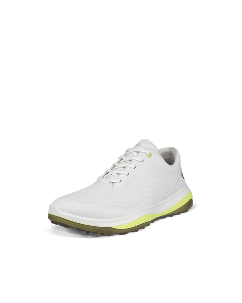 ECCO® Golf LT1 chaussure de golf imperméable en cuir pour homme - Blanc - M