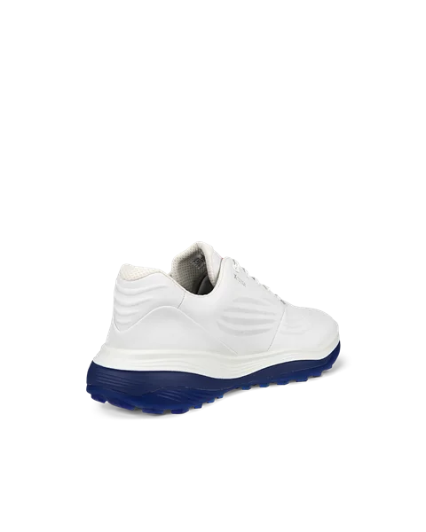 Men's ECCO® Golf LT1 Leather Waterproof Shoe - White - B