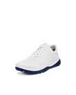 Męskie wodoodporne skórzane buty do golfa ECCO® Golf LT1 - Biały - M