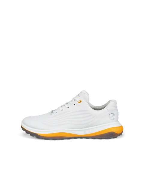Men's ECCO® Golf LT1 Leather Waterproof Shoe - White - O