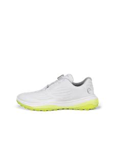 Moški vodoodporni usnjeni čevlji za golf ECCO® Golf LT1 - bela - O