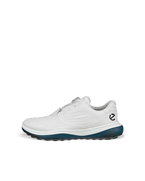 Moški vodoodporni usnjeni čevlji za golf ECCO® Golf LT1 - bela - O