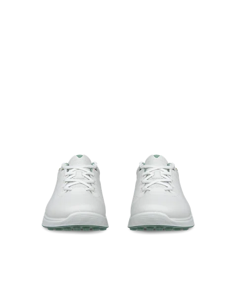 ECCO® Golf S-Casual Heren waterdichte leren golfschoen - Wit - Front_Pair