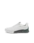 Męskie wodoodporne skórzane buty do golfa ECCO® Golf S-Three - Biały - O