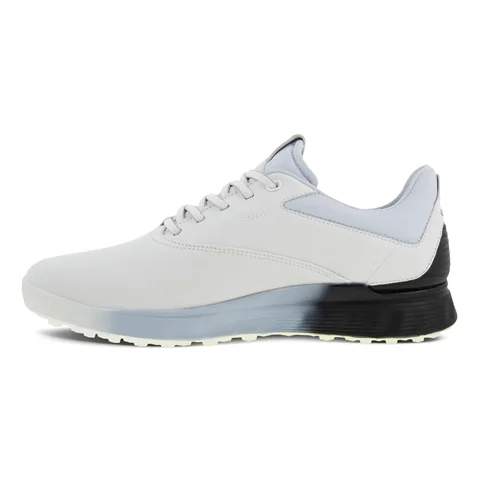 Męskie skórzane buty do golfa z Gore-Tex ECCO® Golf S-Three - Biały - Inside