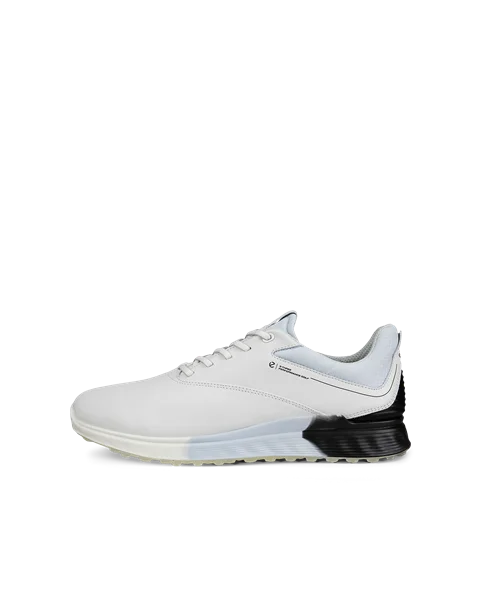 ECCO® Golf S-Three Gore-Tex golfsko i læder til herrer - Hvid - O