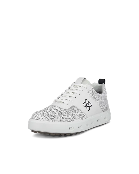ECCO® Golf Street 720 Herren Golfschuh aus Leder mit Gore-Tex - Weiß - M