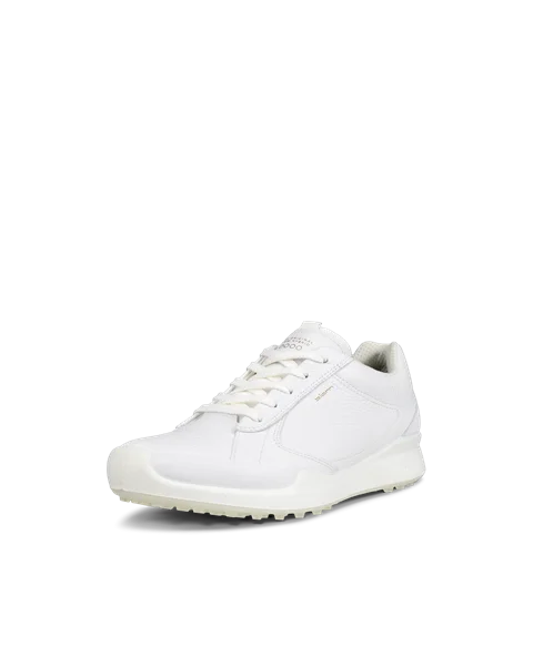 Damskie skórzane buty do golfa ECCO® Golf Biom Hybrid - Biały - M