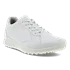 Ladies ECCO® Golf Biom Hybrid Leather Shoe - White - Main